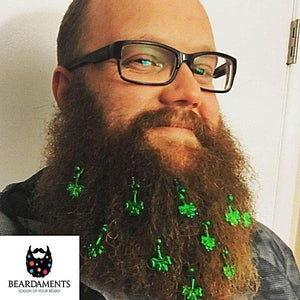 Beardaments St. Patrick's Day Beard Ornaments-Beard Ornaments-Beardaments-Beardaments Beard Ornaments Glitter